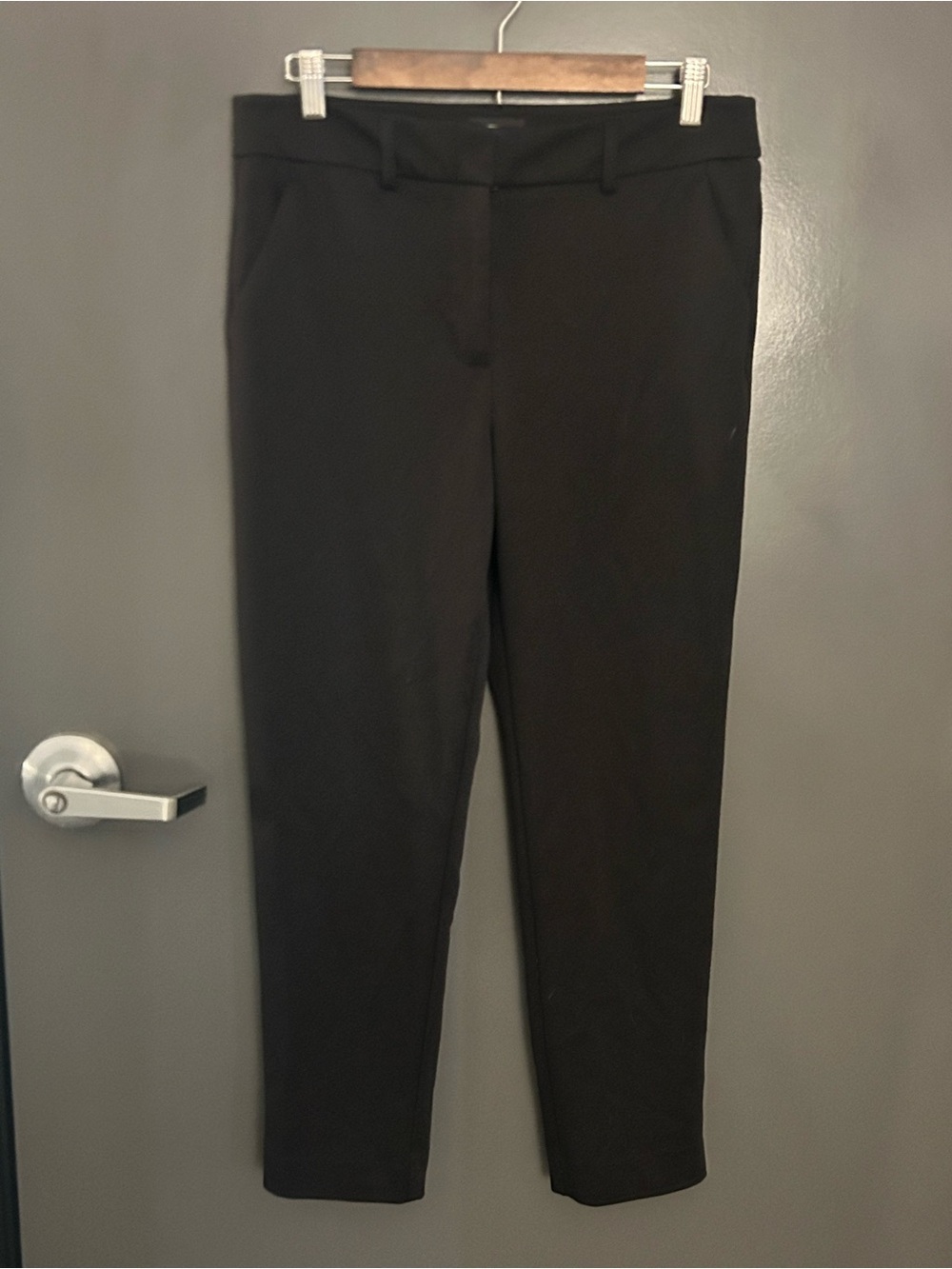 Simply Vera Vera Wang Black Straight-Leg Dress Pants